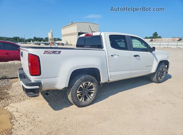 1GCGTDEN6M1209762 2021 CHEVROLET COLORADO Белый Задняя правая четверть