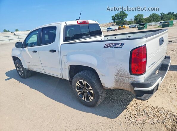 1GCGTDEN6M1209762 2021 CHEVROLET COLORADO Белый Задняя левая четверть