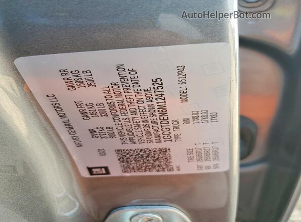 1GCGTDEN6M1247525 2021 CHEVROLET COLORADO Gray Widok komory silnika
