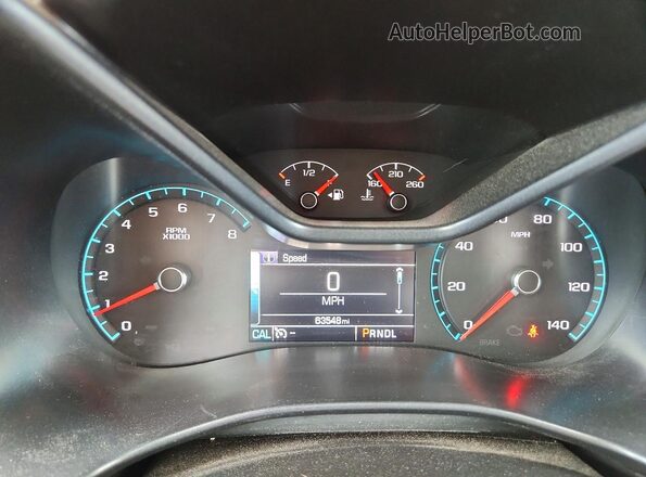 1GCGTDEN7H1257888 2017 CHEVROLET COLORADO Charcoal ხელსაწყოთა პანელის ხედი