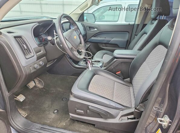 1GCGTDEN7H1257888 2017 CHEVROLET COLORADO Charcoal წინა სალონის ხედი