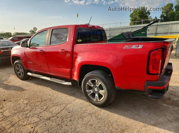 1GCGTDEN7J1158218 2018 CHEVROLET COLORADO Red Rear left
