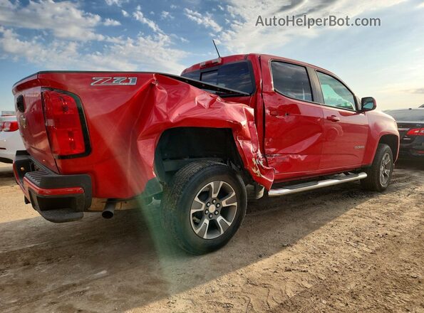 1GCGTDEN7J1158218 2018 CHEVROLET COLORADO Red Rear right