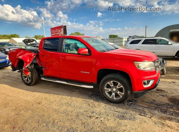 1GCGTDEN7J1158218 2018 CHEVROLET COLORADO Red Front right