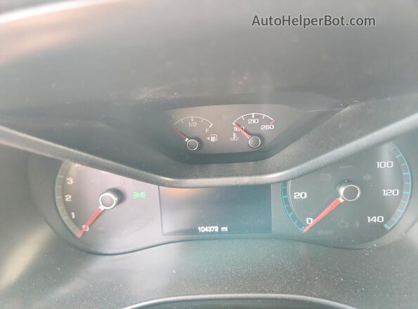 1GCGTDEN7J1158218 2018 CHEVROLET COLORADO Red Instrument cluster view