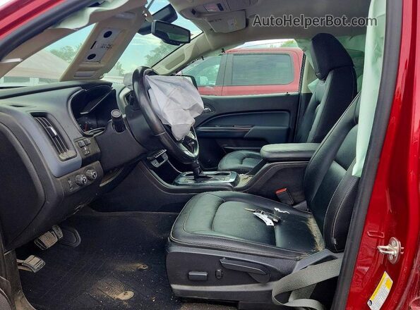 1GCGTDEN7K1151691 2019 CHEVROLET COLORADO Burgundy Front interior view