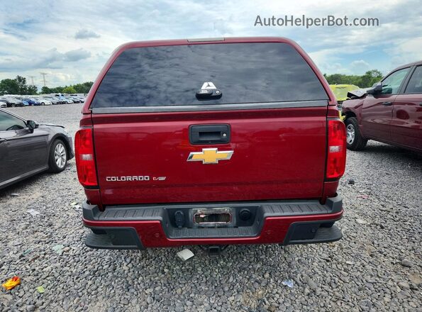 1GCGTDEN7K1151691 2019 CHEVROLET COLORADO Burgundy Rear view