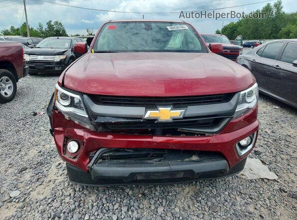 1GCGTDEN7K1151691 2019 CHEVROLET COLORADO Burgundy Front view