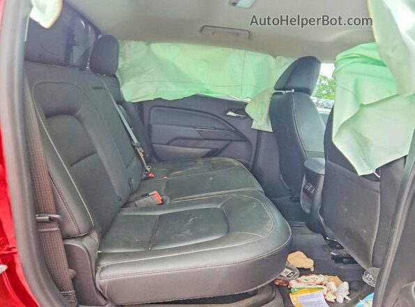 1GCGTDEN7K1151691 2019 CHEVROLET COLORADO Burgundy Rear seats view
