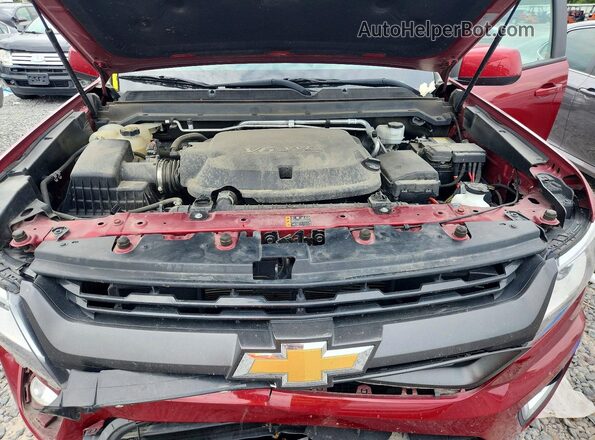 1GCGTDEN7K1151691 2019 CHEVROLET COLORADO Burgundy Rear interior view