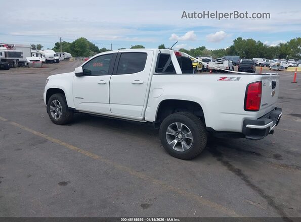 1GCGTDEN7K1155918 2019 CHEVROLET COLORADO White Trasero izquierdo
