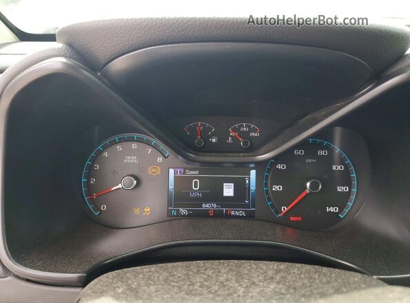 1GCGTDEN8J1272549 2018 CHEVROLET COLORADO Серый Вид щитка приборов