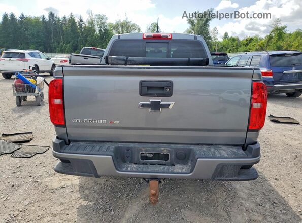 1GCGTDEN8J1272549 2018 CHEVROLET COLORADO Серый Вид сзади