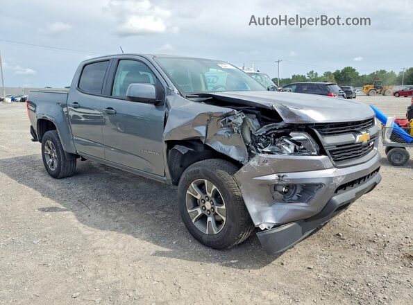 1GCGTDEN8J1272549 2018 CHEVROLET COLORADO Серый Передняя правая четверть