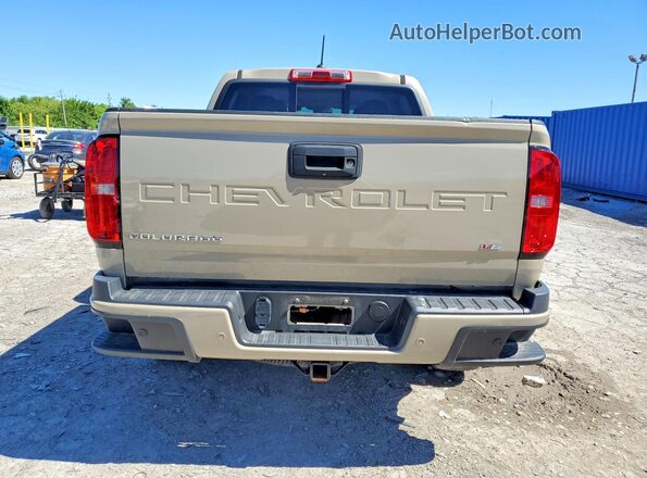 1GCGTDEN8N1123614 2022 CHEVROLET COLORADO Желто-коричневый Вид сзади