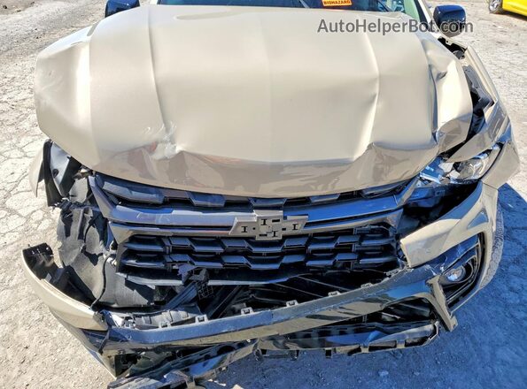 1GCGTDEN8N1123614 2022 CHEVROLET COLORADO Желто-коричневый Вид задней части салона
