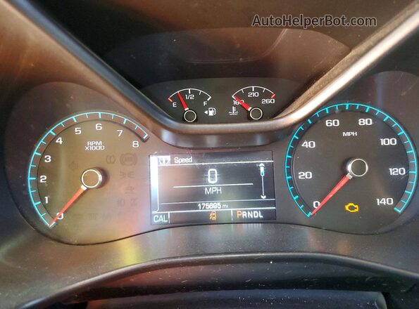 1GCGTDEN9J1309575 2018 CHEVROLET COLORADO White Instrument cluster view