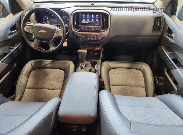 1GCGTDEN9M1159830 2021 CHEVROLET COLORADO Gray Առջևի վահանակի տեսք