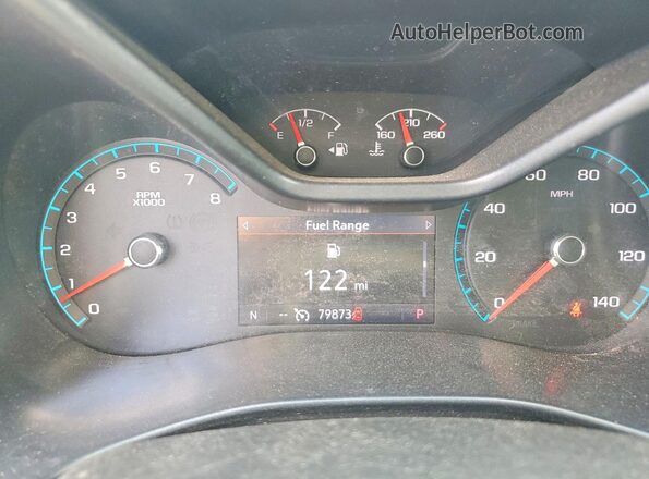1GCGTDENXK1318285 2019 CHEVROLET COLORADO Gray Սարքավորումների վահանակի տեսք