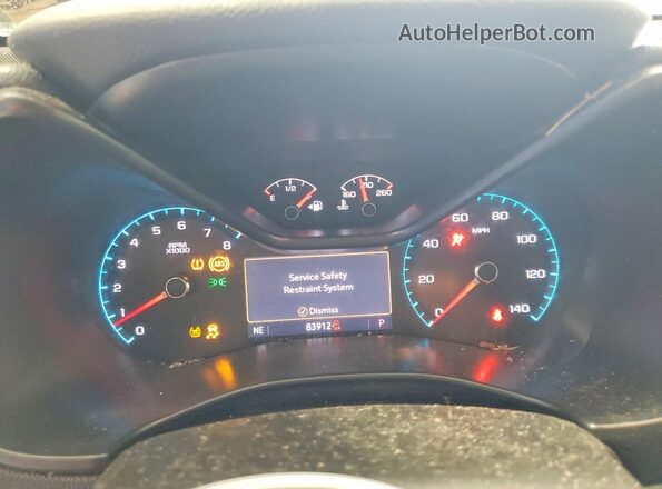 1GCGTDENXL1175002 2020 CHEVROLET COLORADO Black Vista del cuadro de instrumentos