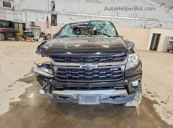 1GCGTDENXM1166690 2021 CHEVROLET COLORADO Черный Вид спереди