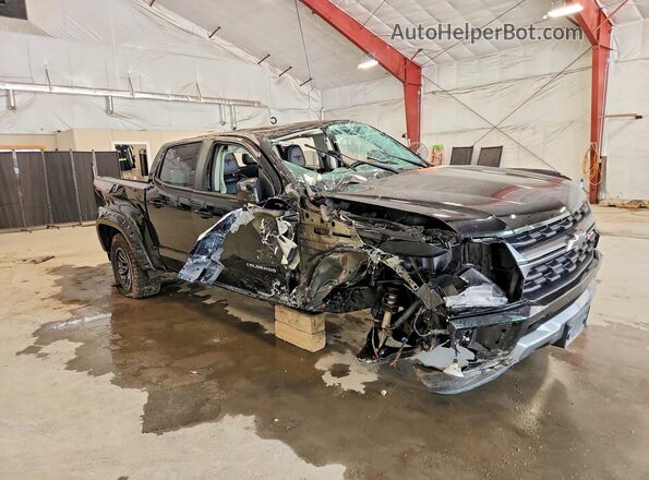 1GCGTDENXM1166690 2021 CHEVROLET COLORADO Черный Передняя правая четверть