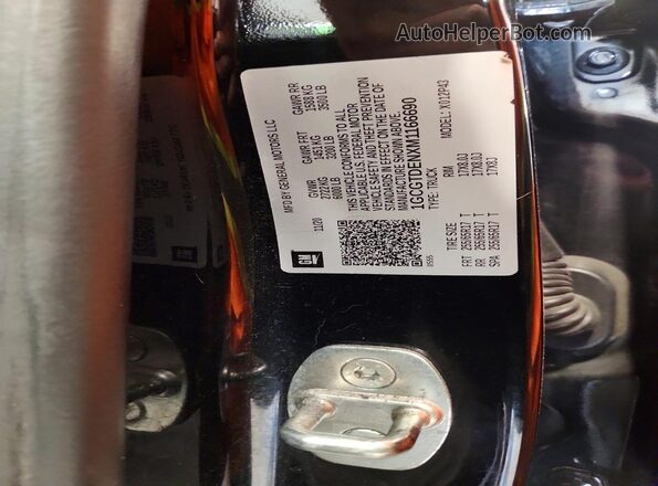 1GCGTDENXM1166690 2021 CHEVROLET COLORADO Черный Вид подкапотного пространства