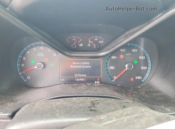 1GCGTEEN0K1120756 2019 CHEVROLET COLORADO Silver Սարքավորումների վահանակի տեսք