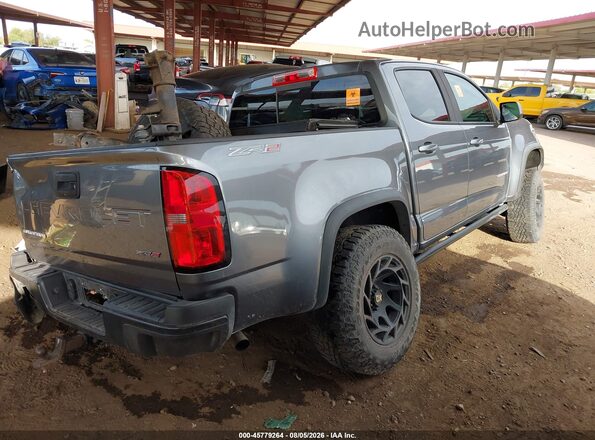 1GCGTEEN4M1108239 2021 CHEVROLET COLORADO Серый Задняя правая четверть