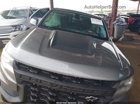 1GCGTEEN4M1108239 2021 CHEVROLET COLORADO Серый Вид сзади