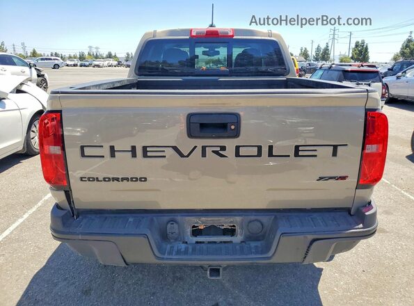 1GCGTEEN4N1108386 2022 CHEVROLET COLORADO Tan Rear view