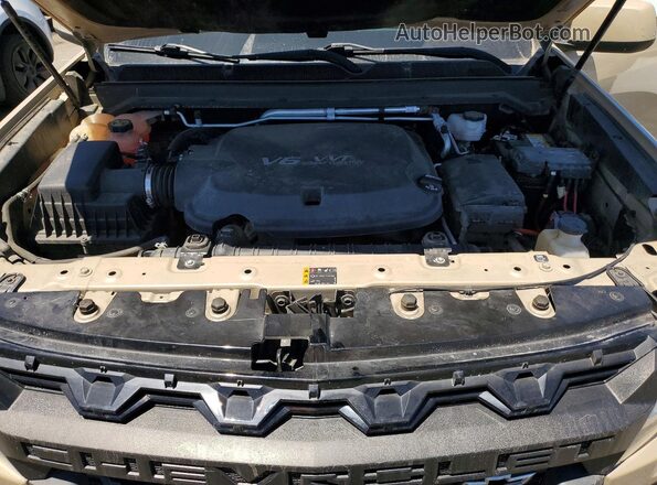 1GCGTEEN4N1108386 2022 CHEVROLET COLORADO Tan Rear interior view