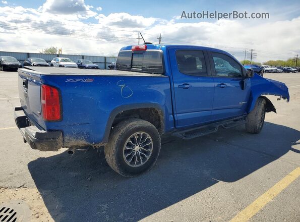 1GCGTEEN5J1275690 2018 CHEVROLET COLORADO Blue Задня права чверть