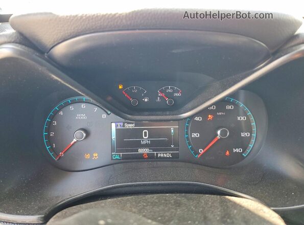 1GCGTEEN5J1275690 2018 CHEVROLET COLORADO Blue Вид щитка приладів