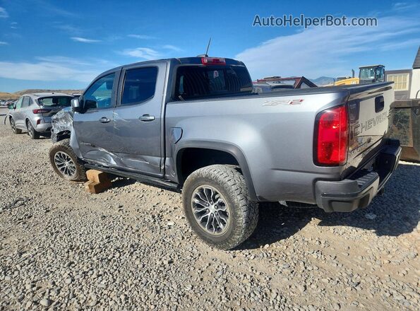 1GCGTEEN5M1255279 2021 CHEVROLET COLORADO Gray Tył lewy