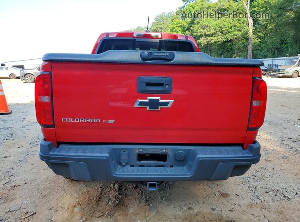 1GCGTEEN6K1122382 2019 CHEVROLET COLORADO Red Вид ззаду