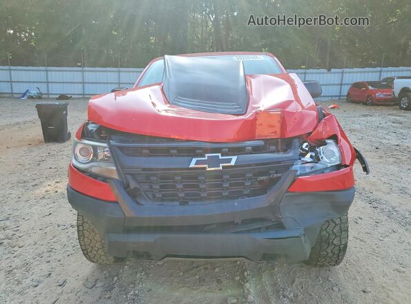 1GCGTEEN6K1122382 2019 CHEVROLET COLORADO Red Вид спереду