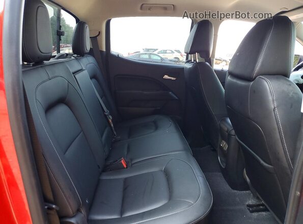 1GCGTEEN6K1122382 2019 CHEVROLET COLORADO Red Вид задніх сидінь