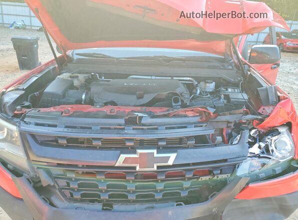 1GCGTEEN6K1122382 2019 CHEVROLET COLORADO Red Вид задньої частини салону