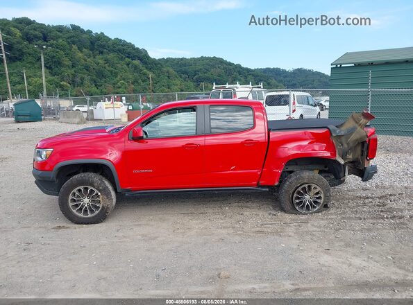 1GCGTEEN7K1304284 2019 CHEVROLET COLORADO Красный Панорамный вид салона 360°