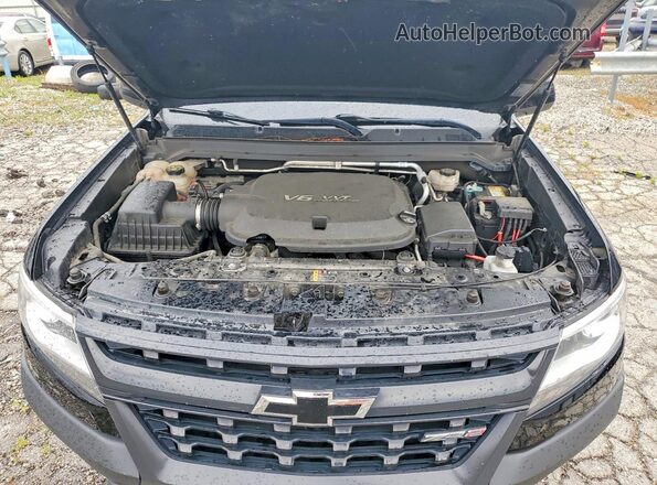 1GCGTEEN7K1335650 2019 CHEVROLET COLORADO Black ძრავის განყოფილების ხედი