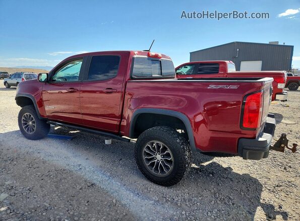 1GCGTEEN8H1319739 2017 CHEVROLET COLORADO Red Հետևի ձախ