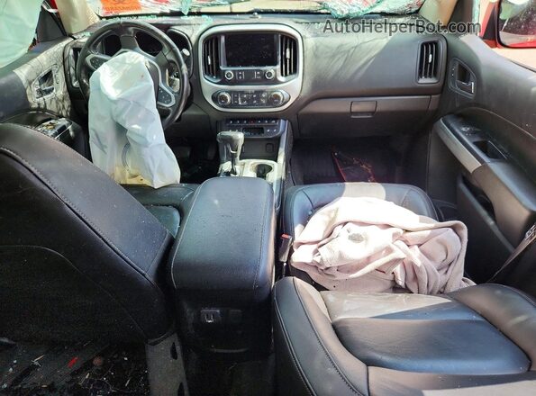 1GCGTEENXK1121946 2019 CHEVROLET COLORADO Red Dashboard view