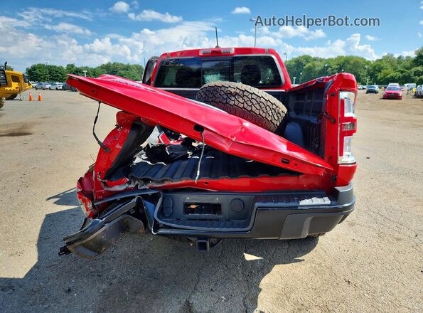 1GCGTEENXK1121946 2019 CHEVROLET COLORADO Red Rear view