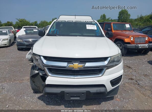 1GCHSBE38G1136313 2016 CHEVROLET COLORADO Белый Вид щитка приборов