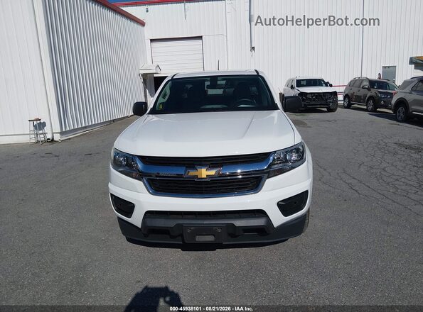 1GCHSBEA0J1266138 2018 CHEVROLET COLORADO Белый Вид щитка приборов