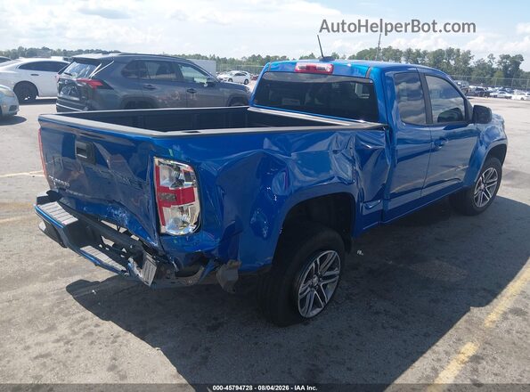 1GCHSBEA0M1125347 2021 CHEVROLET COLORADO Blue უკანა მარჯვენა