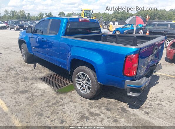 1GCHSBEA0M1125347 2021 CHEVROLET COLORADO Blue უკანა მარცხენა