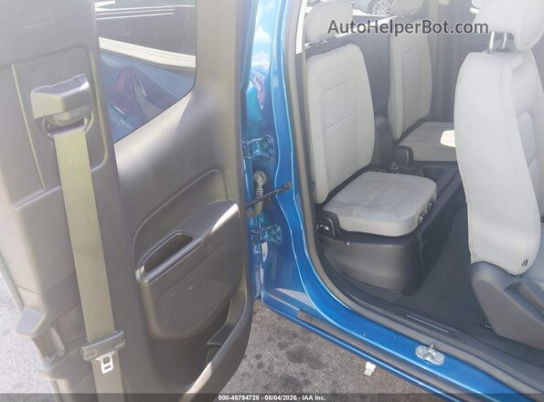 1GCHSBEA0M1125347 2021 CHEVROLET COLORADO Blue VIN კოდის სტიკერის ხედი
