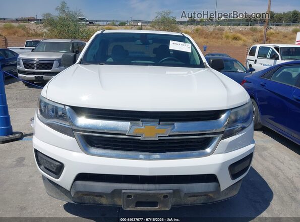 1GCHSBEA1J1233861 2018 CHEVROLET COLORADO White Widok zestawu wskaźników